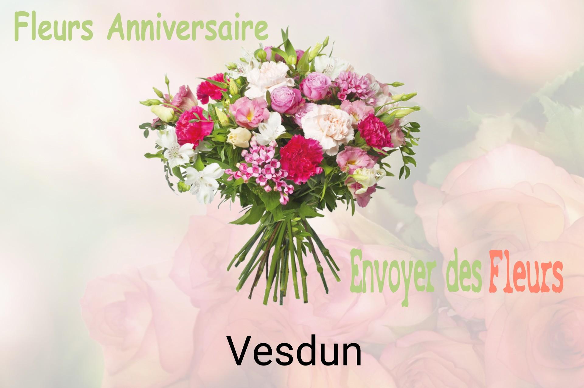 Bouquet de fleurs d’anniversaire livré à Vesdun
